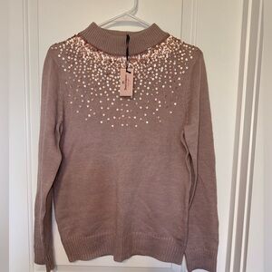 NWT Sequin Embellished Juicy Couture Sweater size large